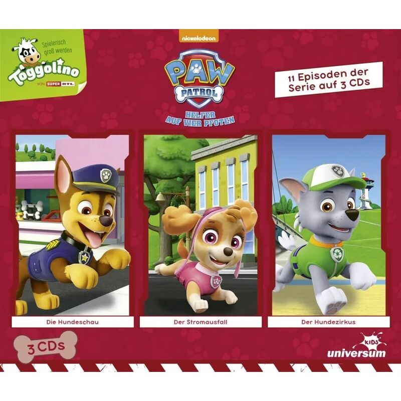 LEONINE Distribution PAW Patrol Hörspielbox, 3 Audio-CD