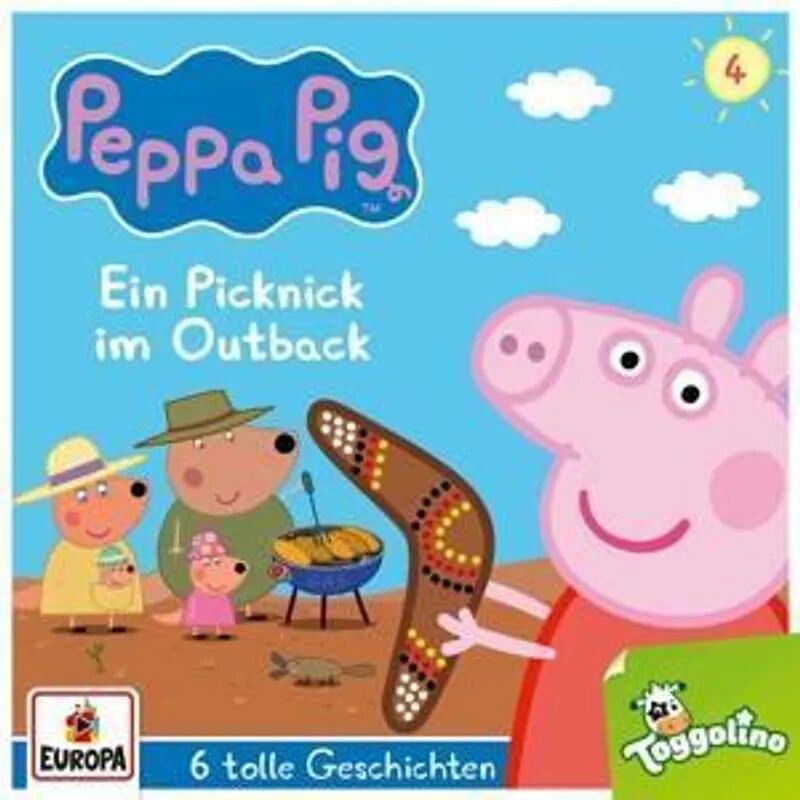 Sony Peppa Pig - Ein Picknick im Outback (und 5 weitere Geschichten), 1 Audio-CD