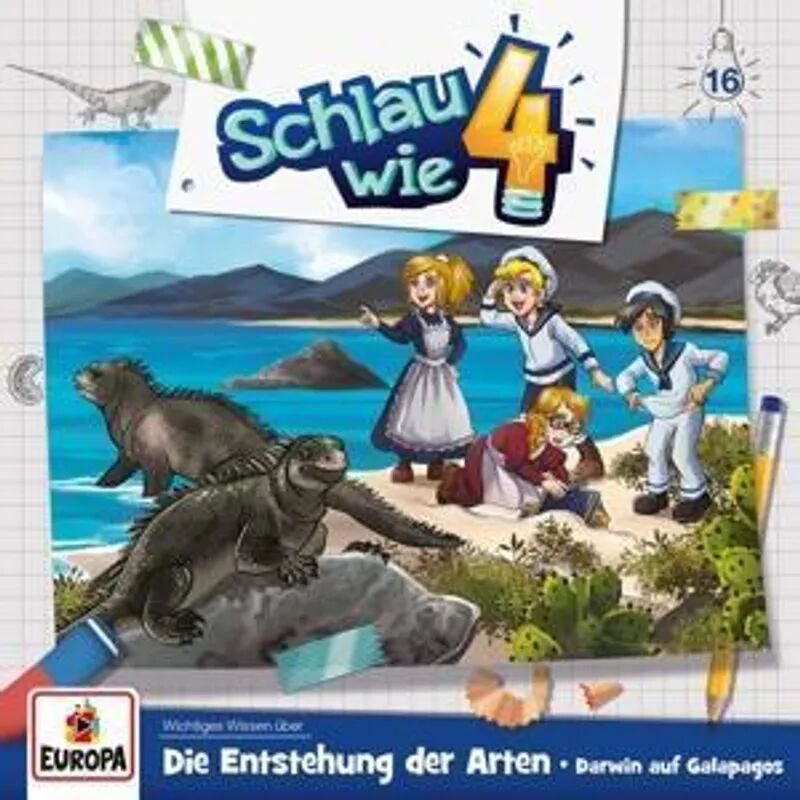 Sony Schlau wie Vier - Die Entstehung der Arten. Darwin auf Galapagos, 1 Audio-CD