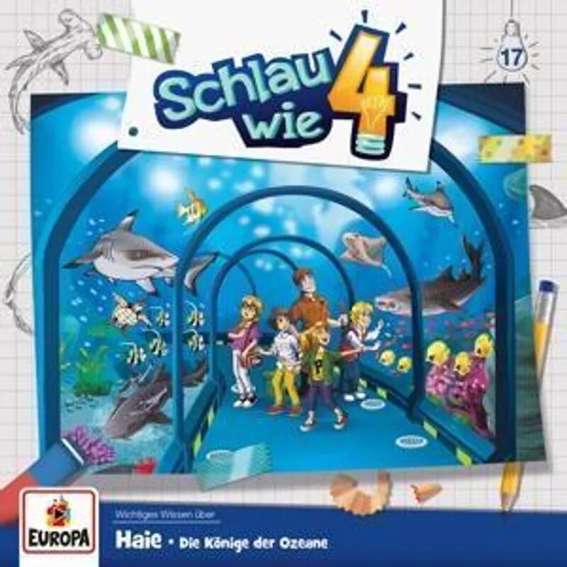 Sony Schlau wie Vier - Haie. Die Könige der Ozeane, 1 Audio-CD