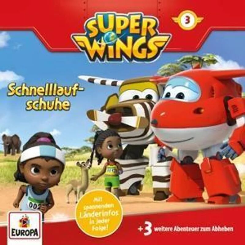 Sony Super Wings - Schnelllaufschuhe, 1 Audio-CD