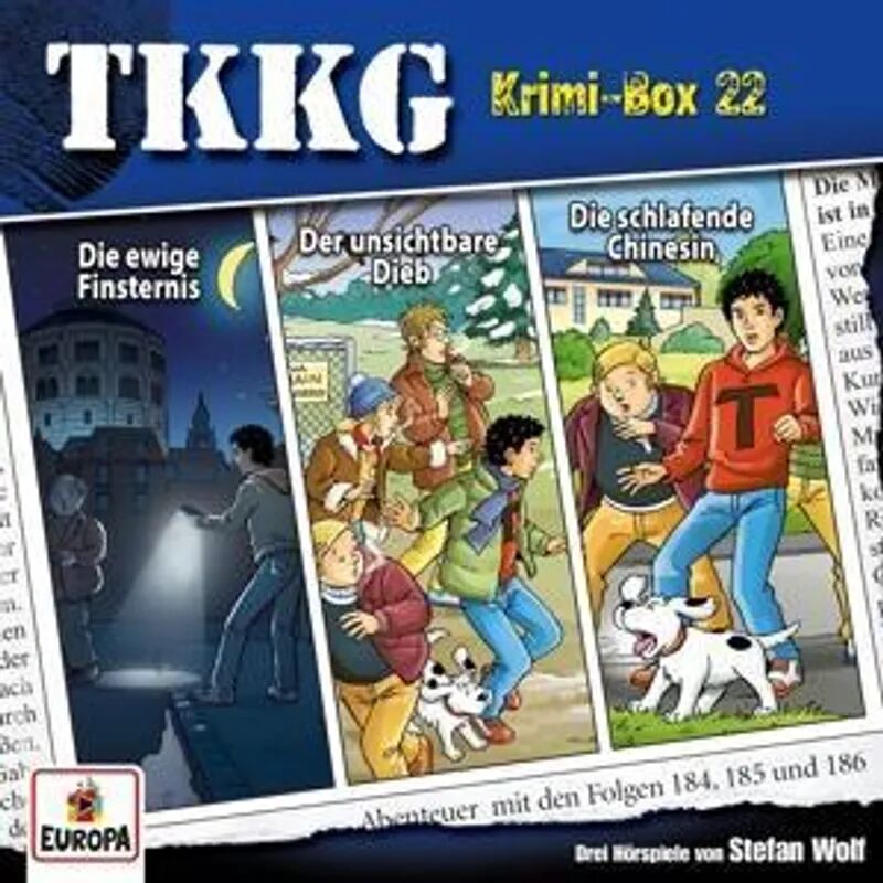 Miller Sonstiges Wortprogramm TKKG - Krimi-Box 22 (Folgen 184,185,186) (3 CDs)