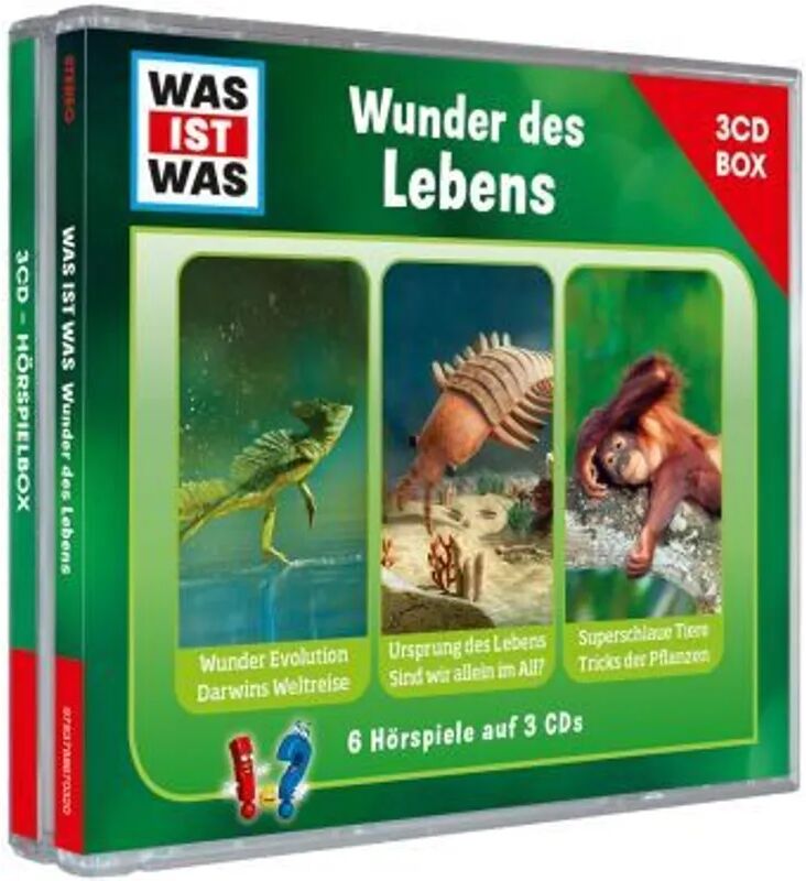 Tessloff WAS IST WAS 3CD Hörspielbox. Wunder des Lebens