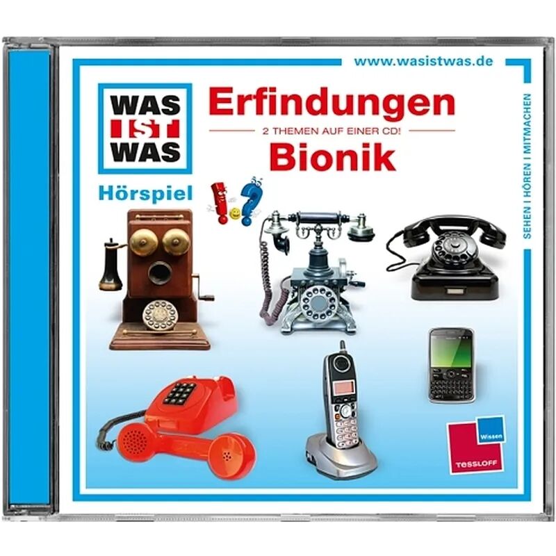 Tessloff WAS IST WAS Hörspiel: Erfindungen; Bionik, 1 Audio-CD
