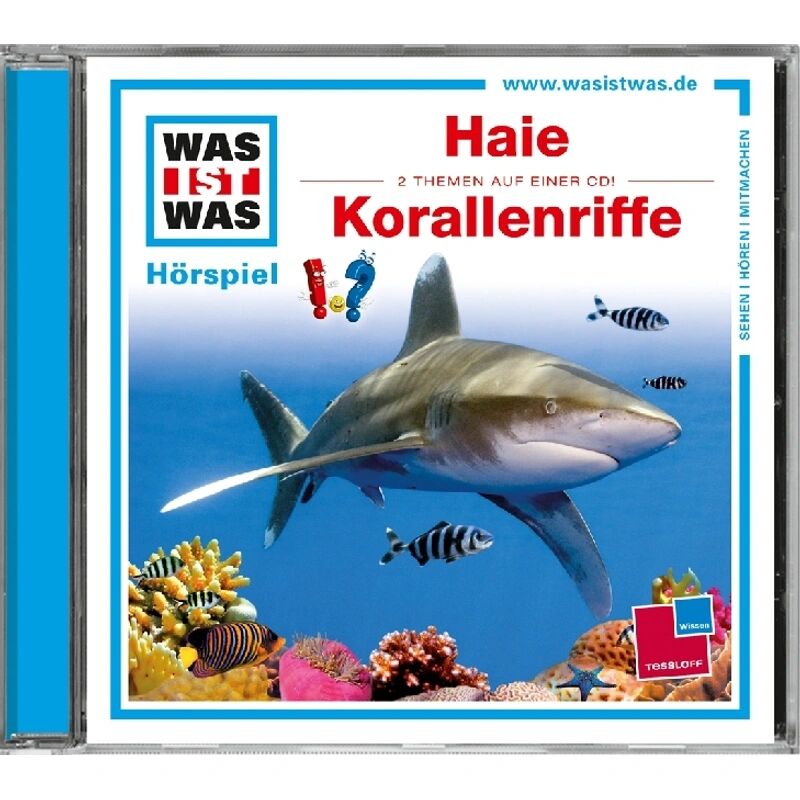 Tessloff WAS IST WAS Hörspiel: Faszination Haie/ Korallenriffe, 1 Audio-CD