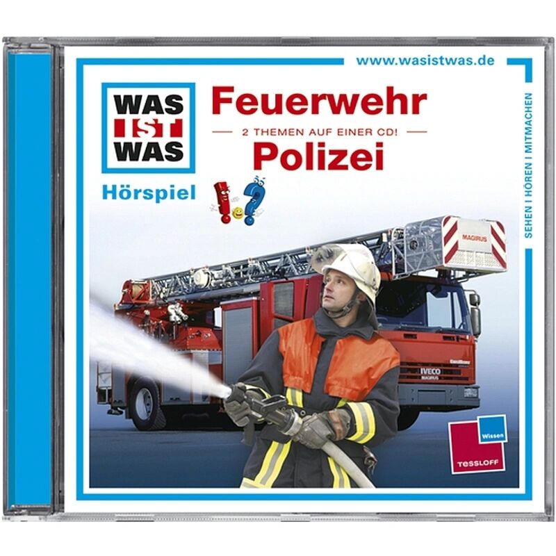Tessloff WAS IST WAS Hörspiel: Feuerwehr / Polizei, 1 Audio-CD