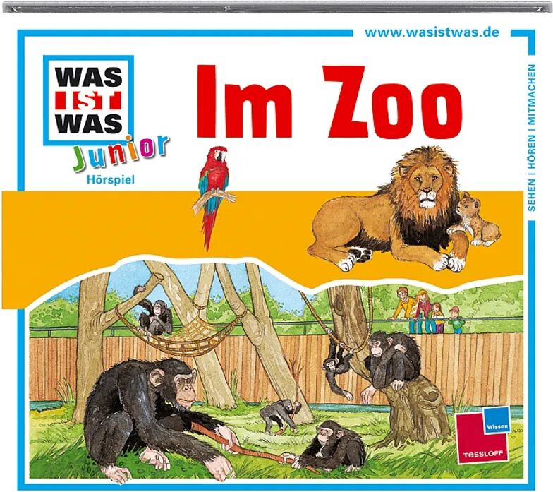 Tessloff Verlag Ragnar Tessloff GmbH & Co. KG WAS IST WAS Junior Hörspiel: Im Zoo, 1 Audio-CD