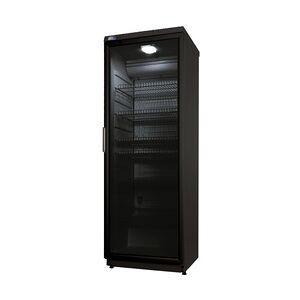 KBS Gastrotechnik KBS Glastürkühlschrank CD 350 schwarz