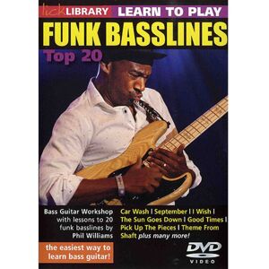 Roadrock International Lick Library: Learn To Play Funk Basslines - Top 20 DVD - DVD