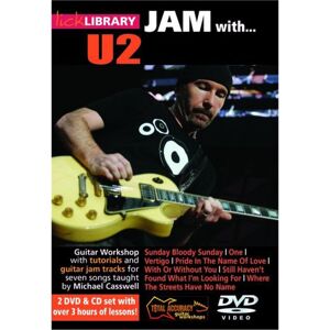 Roadrock International Lick Library: Jam With U2 DVD, CD - DVD