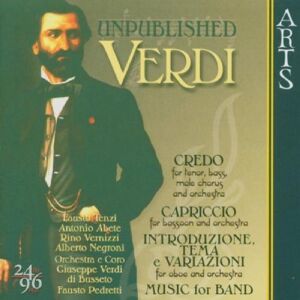 Verdi di Busseto O & C - GEBRAUCHT Giuseppe Verdi: Unveröffentlichte Werke (Audiophile Recording 24 Bit - 96 kHz Aufnahmetechnik) - Preis vom 01.06.2024 05:04:23 h