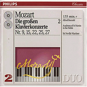 Alfred Brendel - GEBRAUCHT Duo - Mozart (Die großen Klavierkonzerte) - Preis vom 15.05.2024 04:53:38 h