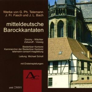 Scholl - GEBRAUCHT Mitteldeutsche Barockkantaten - Werke von Telemann, Fasch & JL Bach - Preis vom 12.05.2024 04:50:34 h