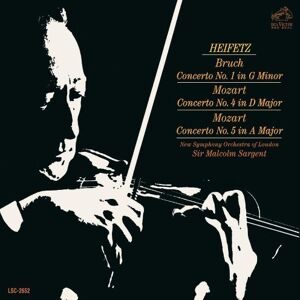 Jascha Heifetz - GEBRAUCHT Sony Classical Originals: Bruch Violinkonzert Nr. 1 (g-Moll) / Mozart Violinkonzerte Nr. 4 (D-Dur) & 5 (A-Dur) - Preis vom h