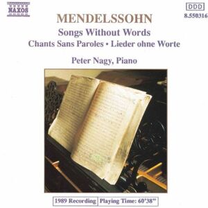 Peter Nagy - GEBRAUCHT Mendelssohn: Lieder ohne Worte 1 - Preis vom h