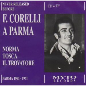 Corelli (Tenor) (Parma 1961-19 - GEBRAUCHT A Parma Nr 1 - Preis vom 20.05.2024 04:51:15 h