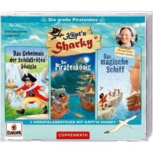 Coppenrath F Käpt'n Sharky - Die große Piratenbox (3 CDs)