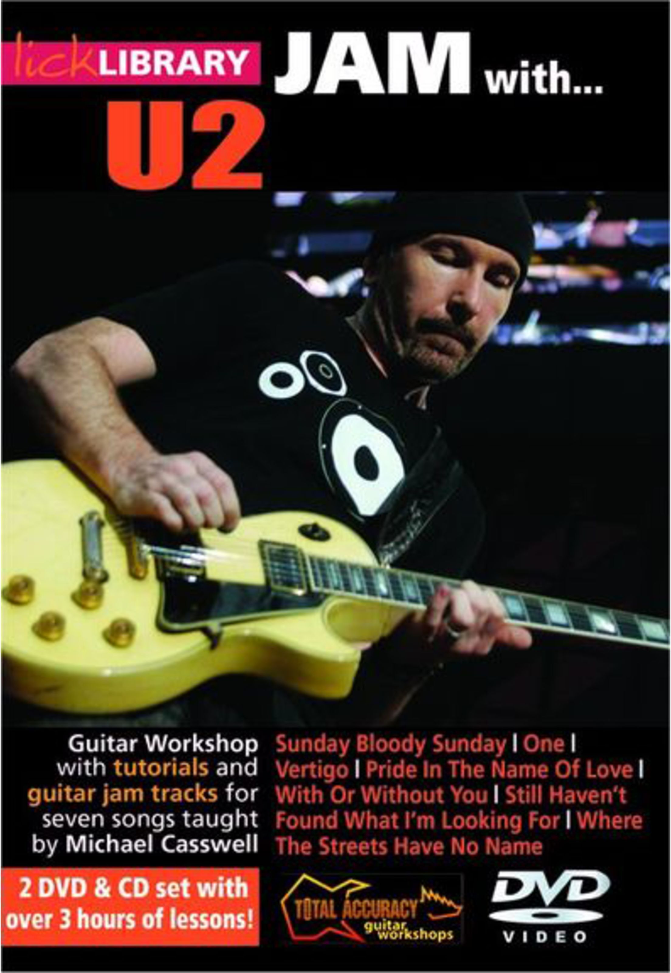 Roadrock International Lick Library: Jam With U2 DVD, CD - DVD