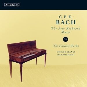 Bengans Bach C P E - Solo Keyboard Music, Vol.?38: The E