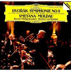 MediaTronixs Herbert von Karajan : Dvorak: Symphony No.9 / Smetana: Moldau CD Pre-Owned