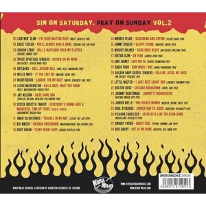 MediaTronixs Various Artists : Sin On Saturday, Pray On Sunday: 28 Sizzling Slabs of Rhythm