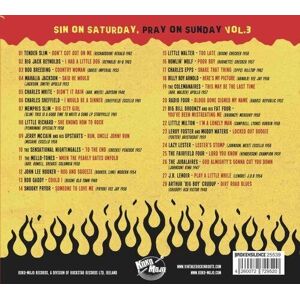 MediaTronixs Various Artists : Sin On Saturday, Pray On Sunday: 28 Sizzling Slabs of Rhythm