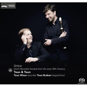 MediaTronixs Teun Wisse : Unico: Dutch Recorder Sonatas from the Early 18th Century CD