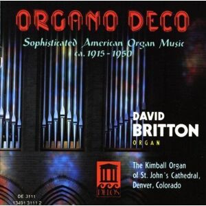 MediaTronixs Organo Deco 1915 - 1950 (Britton) CD (2005)