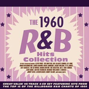 MediaTronixs Various Artists : The 1960 R&B Hits Collection CD Box Set 4 discs (2020)