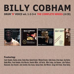 MediaTronixs Billy Cobham : Drum ‘N’ Voice - Volume 1-4 CD Box Set 4 discs (2017)