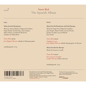 MediaTronixs Nuria Rial : Nuria Rial: The Spanish Album CD 2 discs (2023)