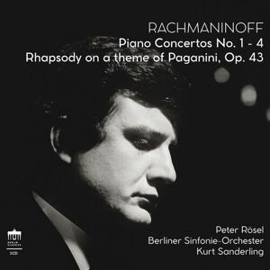 MediaTronixs Sergei Rachmaninov : Rachmaninoff: Piano Concertos No. 1-4/… CD Box Set 3