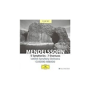 MediaTronixs Felix Mendelssohn : Mendelssohn: 5 Symphonies/7 Overtures CD Collector’s Album