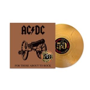Bengans Ac/Dc - For Those About To Rock (Ltd Gold)