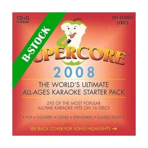 Supercore 2008 Karaoke 16 CD+G Disc Pack 