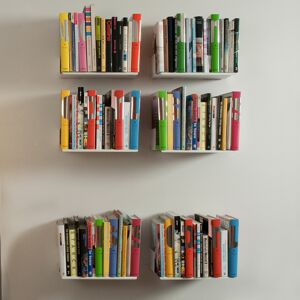 Étagère pour livres - 45x25 cm - lot de 6 - teebooks