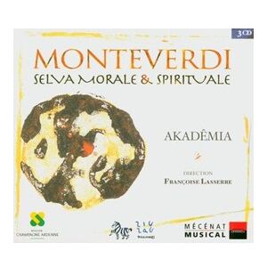 MONTEVERDI - Selva Morale & Spirituale/3 x cd + livret /2003 - Publicité