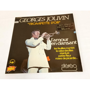 2 ( 33 tours) de Georges Jouvin " trompettes d 'or" - Stéréo  Marron - Publicité