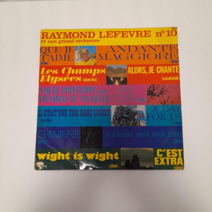 Vinyle Raymond Lefevre Noir - Publicité