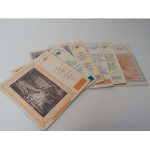 Lot de 6 vinyles anciens Le Feu Aux Poudres (1,2,4,5,9,10) - Publicité