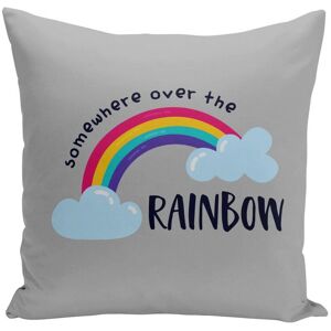 Housse De Coussin 40x40 Cm Somewhere Over The Rainbow Musique Chanson Arc En Ciel - Publicité