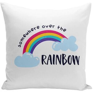 Coussin 40x40 Cm Somewhere Over The Rainbow Musique Chanson Arc En Ciel - Publicité