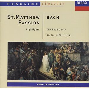 Soloists Bach StMatthew Passion Hlght