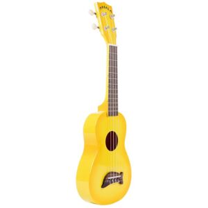 Makala Dolphin Yellow Burst ukulélé soprano