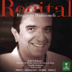 recital ruggero raimondi (bizet · massenet · verdi · tosti) tchakarov, emil erato