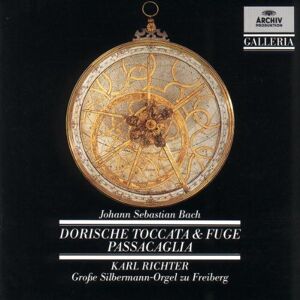 bach-richter -toccata & fugue dorienne richter karl archiv produktion - Publicité
