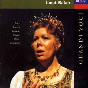 janet baker - grandi vocci baker janet decca - Publicité