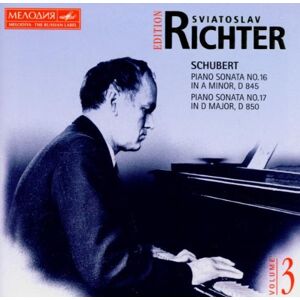 schubert: piano sonatas d.845 & d.850 franz schubert melodiya - Publicité
