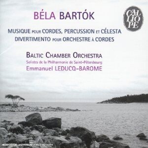 bartok - musique pour cordes, percussion et célesta / divertimento pour orchestre à cordes leducq-barome, emmanuel calliope sarl