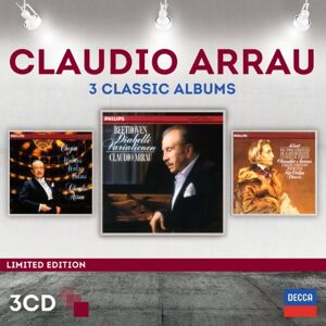 claudio arrau - three classic albums claudio arrau decca